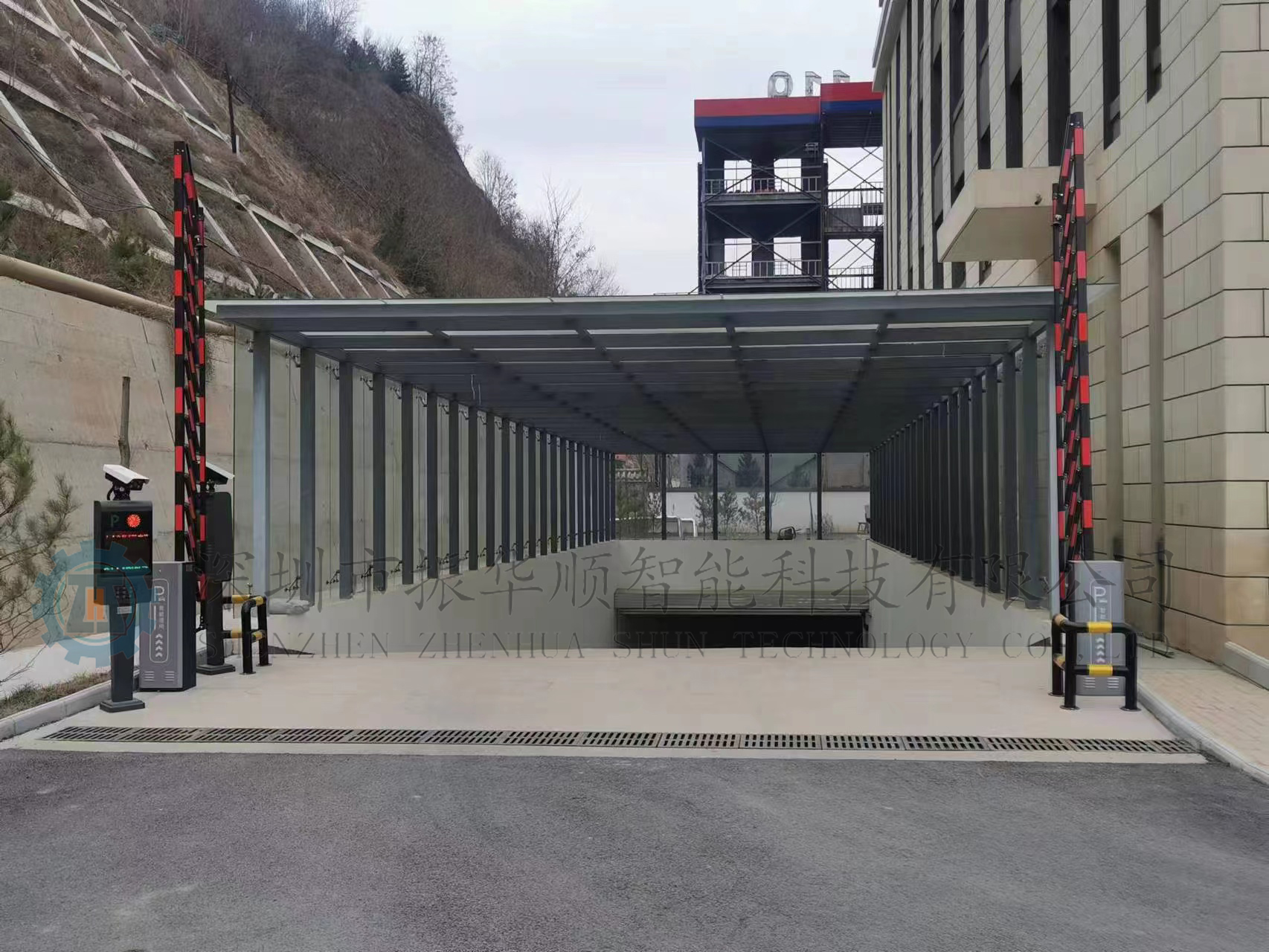 甘肃省华池县疾控中心车牌识别系统